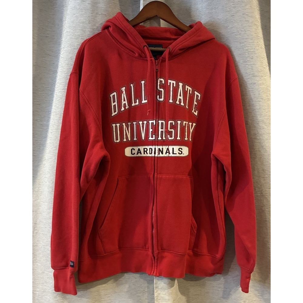 Jansport Ball State Cardinals Full Zip Up Jacket Size XL